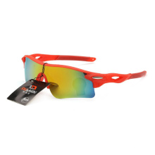 Dazzling color film reflective sunglasses sports glasses wholesale outdoor cycling glasses